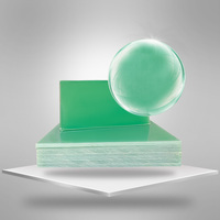 Feuilles composites OEM 1020mm 1220mm Vert Jaune FR4 Panneau isolant en tissu de fibre de verre
