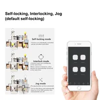 Module de contrôle d'appareils WiFi intelligent Tuya, télécommande RF 433, relais 4 canaux, contrôle vocal Alexa Google Home, contrôle par application, 12V/24V/220V