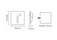 Lumière LED intelligente à détecteur de mouvement magnétique pour mur et escalier, éclairage d'escalier intérieur, lumières de marche PIR
