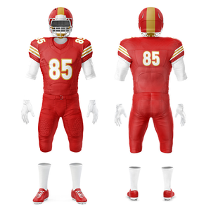 Conjuntos de Uniformes de Fútbol Americano Personalizados con Diseño de Sublimación Impreso con Nombre de Jugador y Logotipo del Equipo Personalizados - Product Image 2