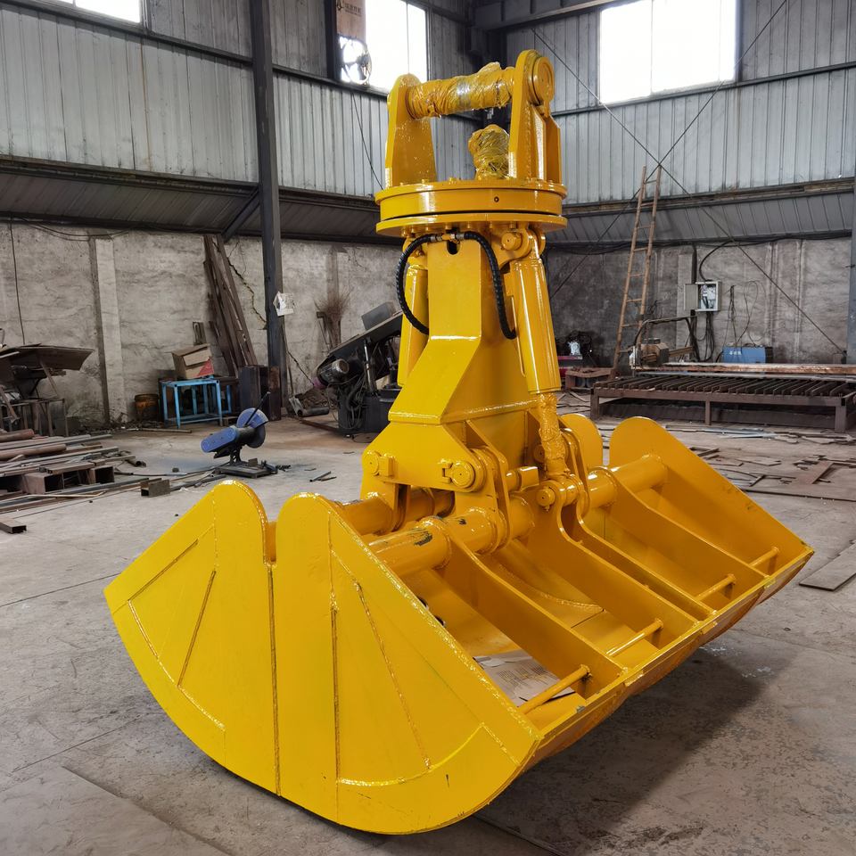Rotating Clam Shell New 20 Ton Excavator Attachment Hydraulic Rotating Clamshell Bucket for ...