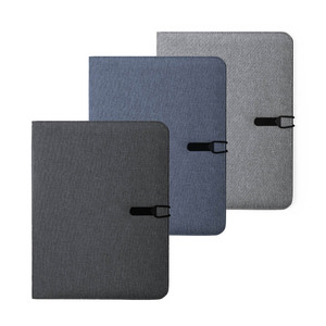 Bán buôn Polyester Vải thư mục tiếp tục pháp lý tổ chức kinh doanh dây kéo danh mục đầu tư padfolio với A4 Kích thước clipboard tài liệu - Product Image 2