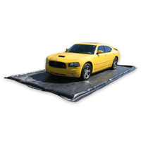 Heavy Duty Mobile Confinement De L'eau De Lavage De Voiture Tapis De Sol De L'air PVC Portable Gonflable De Voiture À Laver Pad Pour Camion
