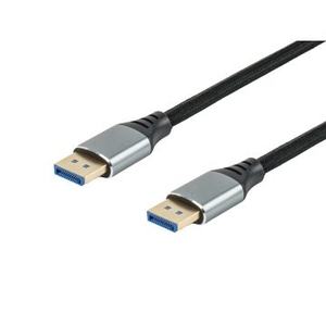 Cable DisplayPort - Cable Premium 2.1 de Resolución 16K a 60Hz, 54Gbps, Acabado en Aluminio, Ideal para Conexiones de Calidad. * - Product Image 1