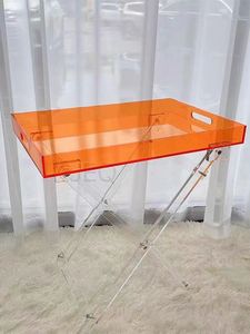 Tavolino pieghevole in acrilico <span class=keywords><strong>trasparente</strong></span> nordico tavolino pieghevole in acrilico <span class=keywords><strong>trasparente</strong></span> per uso domestico - Product Image 4