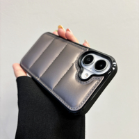 Funda Protectora para Teléfono 16 Pro Max, Material de PC, Diseño 3D, Resistente a Golpes, para Modelos 11-15 Pro, Tacto Suave