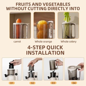 <span class=keywords><strong>Presse</strong></span>-agrumes électrique automatique domestique multifonction pour citrons et oranges, machine à jus originale portable, extracteur de jus lent - Product Image 5