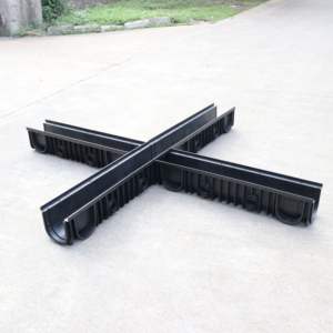 Canal <span class=keywords><strong>de</strong></span> drainage <span class=keywords><strong>de</strong></span> plancher <span class=keywords><strong>de</strong></span> garage en plastique <span class=keywords><strong>de</strong></span> conception moderne et système <span class=keywords><strong>de</strong></span> <span class=keywords><strong>gouttière</strong></span> pour un drainage efficace - Product Image 3