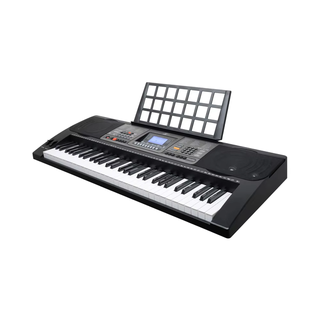 MK816 Electric Digital Keyboard Multi-Functional Percussion LCD Screen English Panel Plastic Piano Electronic Music Instrument