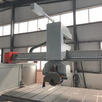 Machine de découpe de pierre de marbre 5+1 axes à commande CNC, tête rotative à 360°, pour trous de comptoir et de lavabo, formes courbes, haute précision