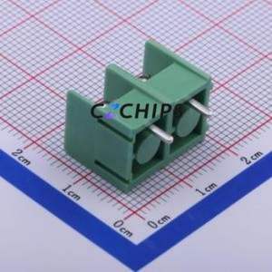 DBT10-8.5-2P-GN-P Barrier Terminal Block Through hole Component (THT),P=8.5mm Connector Two Sides 8.5mm 1x2P Straight Pin - Product Image 2