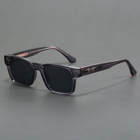 Lunettes de soleil polarisées carrées rétro pour hommes, nouvelle collection été 2025, haute qualité, protection UV400, tendance