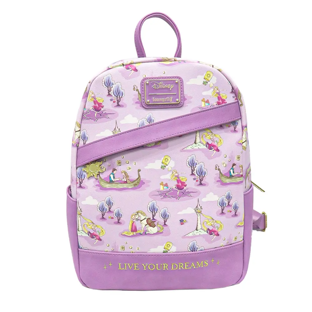 Customized Color Kindergarten Backpack Cartoon Canvas Waterproof Children'S Schoolbag Small Schoolbag Cute Backpack Zipper