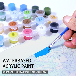 Kit Pittura a Numeri Fai da Te Personalizzato, Quadro Moderno su Tela con Cornice, Set di Colori Acrilici per Decorazione Casa, Arte Murale, Regalo - Product Image 2