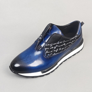 Chaussures bateau pour hommes en cuir véritable à bout rond, à lacets, respirantes, avec semelle extérieure en caoutchouc et semelle intermédiaire en EVA, pour toutes les saisons, décontractées, pour l'extérieur - Product Image 3