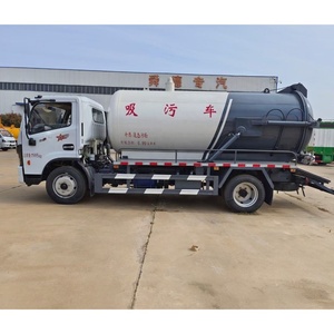 Camion aspirateur 5000 litres, camion-citerne à vide 4x2, camions d'aspiration des eaux usées de 6000L à 10000L à vendre - Product Image 4