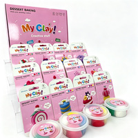 Kit de Arcilla para Modelar de Secado al Aire, 12 Colores, para Repostería, Manualidades, Regalo de Cumpleaños para Niños