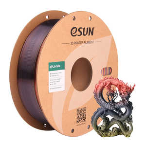 <span class=keywords><strong>ESUN</strong></span> Vente en gros <span class=keywords><strong>eSilk</strong></span>-PLA Filament d'imprimante 3D PLA en soie multicolore arc-en-ciel - Product Image 5