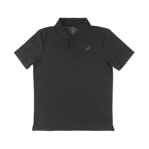 Camiseta Polo de Manga Corta para Hombre Asics, Negra, Ropa Deportiva de Alto Rendimiento - Product Image 1
