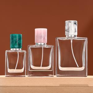 Transparent Glass <b>Perfume</b> Bottle Bayonet Closure Cosmetic Spray Dispensing Bottle Portable Sample Empty <b>Container</b> - Product Image 1