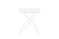 Table de bistrot carrée pliable d'extérieur, table de repas pliable pour jardin, balcon, camping, petit espace