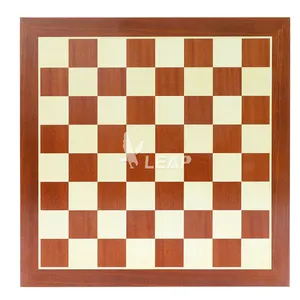 Tablero de Ajedrez de Madera MDF de Alta Calidad, 48*48*1.2cm, 19 Pulgadas, Hecho a Mano, Tamaño Grande para Juegos de Ajedrez - Product Image 1