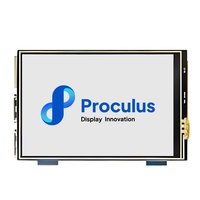 Écran LCD Proculus 3,5 pouces 480x320, moniteur portable, module d'écran tactile capacitif multi-touch pour Raspberry Pi et Banana Pi