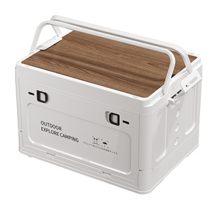 Boîte de rangement pliable en plastique à ouverture latérale, pour voiture, déménagement, pique-nique, <span class=keywords><strong>camping</strong></span> en plein air, boîte cadeau portable - Product Image 5