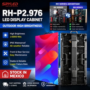 Pannello LED per Noleggio 500x1000mm da Magazzino in Messico, Schermo LED P2.9 per Esterni, Cabinet P3.91 per Noleggio Interno, Display LED 500x500 - Product Image 1
