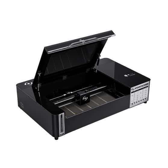 55W Desktop CO2 Cutter 600mm/s 3D Laser Engraving Machine 500x300mm Cut for Clear Transparent Acrylic