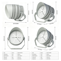 Vente directe d'usine, luminaire mural d'éclairage intérieur ou extérieur, éclairage vers le haut et vers le bas, 6500k, lampes pour stades sportifs, projecteurs LED