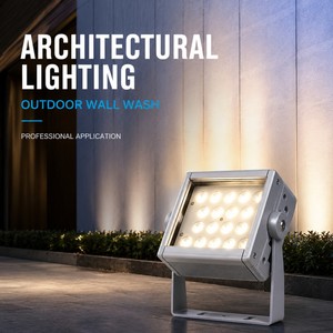 Projecteur <span class=keywords><strong>LED</strong></span> RVBW DMX512 à montage en surface, 36W, puce LUMILEDS 3535, en aluminium étiré ADC12, pour Églises et Musées - Product Image 4