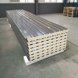 <span class=keywords><strong>หลังคา</strong></span>อะ<span class=keywords><strong>ล</strong></span>ูมิเนียมโฟมฉนวนกัน<span class=keywords><strong>ความ</strong></span><span class=keywords><strong>ร้อน</strong></span> PU ดีไซน์<span class=keywords><strong>ทั</strong></span>นสมัย ป้อง<span class=keywords><strong>กัน</strong></span>ไฟไหม้ เป็นมิตรกับสิ่งแวด<span class=keywords><strong>ล</strong></span>้อม ได้รับการรับรองมาตรฐาน CE สำหรับคลังสินค้ากลางแจ้ง - Product Image 1