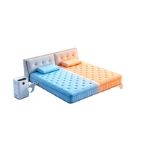 Matelas rafraîchissant automatique haut de gamme à commande par application pour usage domestique, hôtelier, OEM, ODM