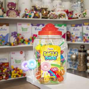 Paquete de 1 kg de Paletas de Caramelo en Botella de Plástico para Venta al por Menor en Tiendas de Abarrotes, Caramelos de Frutas - Product Image 6