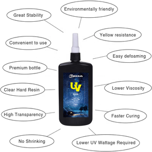 Resina UV para Artesanato 50ML/100ML/200ML Resina UV Kit para Jóias Fazendo Arte Jóias - Product Image 4