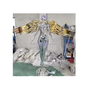 Esculturas de Robot Sexy de Fibra de Vidrio para Decoración de Interiores de Clubes y Bares, Escultura de Robot Mujer Desnuda para Decoración de Cines - Product Image 3