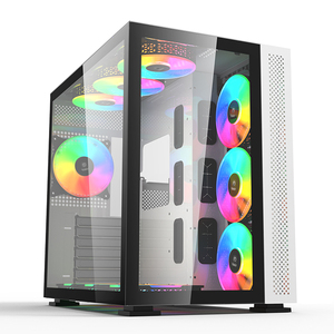 SOEYI Bộ Tản Nhiệt Nhiều Luồng Khí Màu Đen Trắng Hồng 4000D Ốp Máy Tính PC ATX Tháp Giữa Kính Cường Lực Làm Mát Chất Lỏng 360Mm <span class=keywords><strong>280Mm</strong></span> - Product Image 2