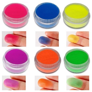Yellow <strong>Blue</strong> <strong>Eye</strong> Shadow Makeup Bright Loose Neon Pigment <strong>Eyeshadow</strong> Private Label - Product Image 2