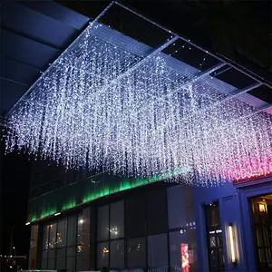 Icicle Lights Outdoor Waterproof - 29FT 60 Drops Fairy String Light con controllo APP, 8 modalità icle Christmas Light