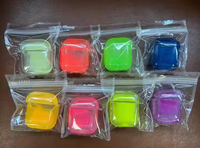 Liquide pour étui AirPods, luminescent dans le noir, effet sable mouvant, coque rigide pour PRO 2 Pro 3 4
