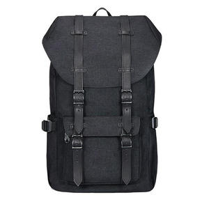 Sac à dos pour ordinateur portable en cuir PU unisexe personnalisé sac de trekking sac à dos de randonnée collège école bureau sac à dos - Product Image 2