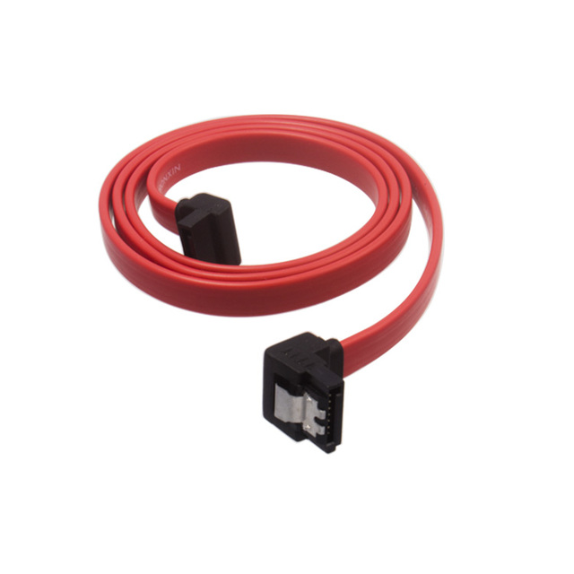 Sata Cable III 6Gbps 7Pin Serial ATA Data Cable with Locking Latch Compatible for SATA HDD, SSD, Motherboard Cable Sata