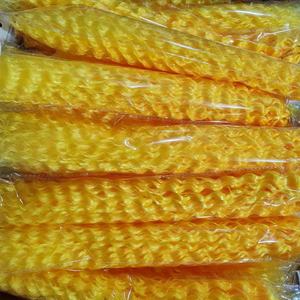 20 pouces <span class=keywords><strong>Afro</strong></span> Kinky Curly Crochet Cheveux Brésiliens Tresse de cheveux en vrac pour extension de cheveux synthétiques - Product Image 5