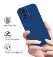 Coque de téléphone en silicone TPU souple et légère antidérapante en caoutchouc noir pour Samsung Galaxy S24 A52 A32 A22 A12 A02 A13 A23 A06