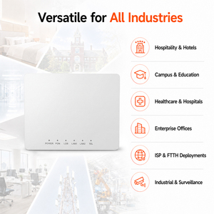 Second Hand Ethernet Switch Modem Router <b>ONU</b> Used No Frequency Fiber Optical Access 1GE 1FE TEL <b>ONU</b> XPON with GPON <b>EPON</b> Adaptive - Product Image 4