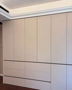 Chambre Design Porte Coulissante Armoire En Bois Placard Vêtements Armoire De Stockage Personnalisé - Product Image 1