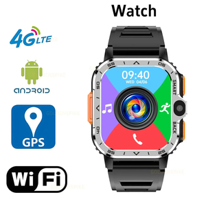 Reloj Inteligente con Tarjeta SIM 4G 2026, Pantalla de 2.03 Pulgadas, Cámara Dual, Videollamada, GPS, WiFi, Monitor de Frecuencia Cardíaca para Hombres con IOS y Android - Product Image 3