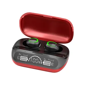 XG02 BT 5.1耳机2000毫安时充电盒无线耳机和耳机运动防水耳塞OEM耳机