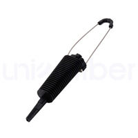 Abrazadera de tensión tipo cuña 4.5-9mm PA500 para cable ADSS, abrazadera de anclaje de fibra óptica 500N, abrazadera de extremo muerto tipo cuña para cable de bajada FTTH